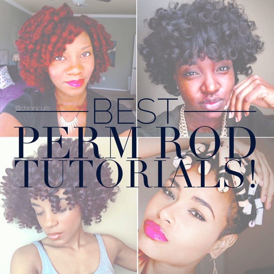 Best Perm Rods Tutorials on Natural Hair