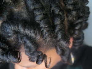 dry perm rods on natural hair