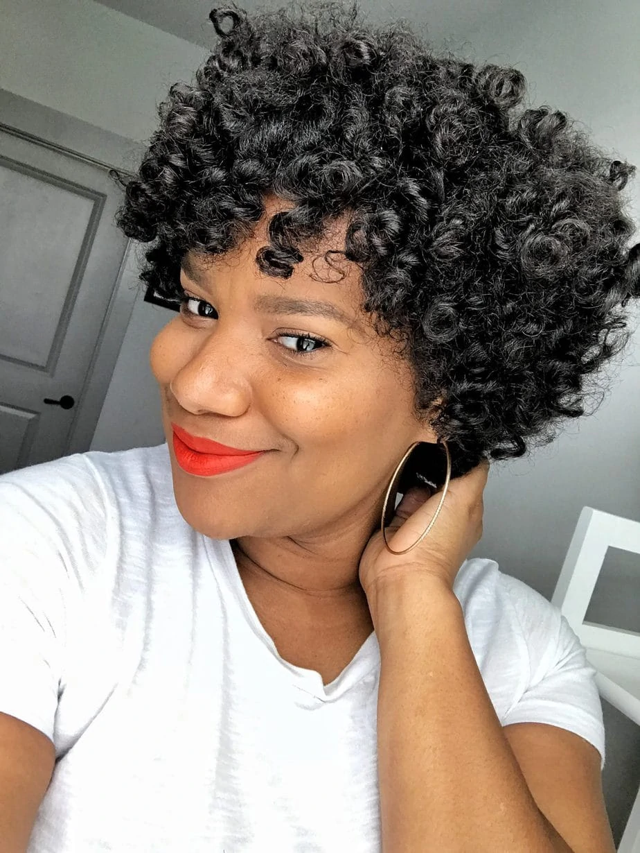 Bantu Knots with Loose Curls