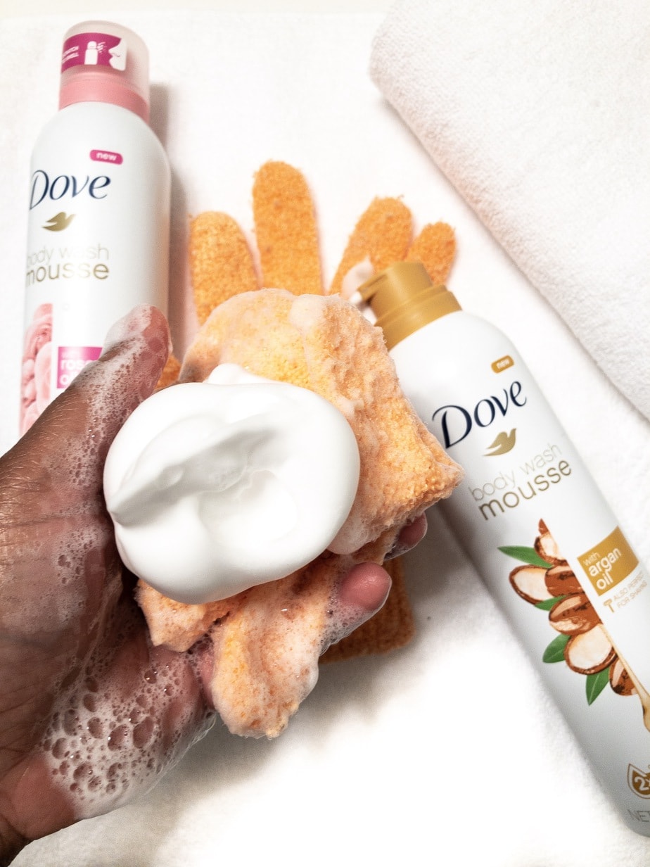SelfCare Saturday With Dove Body Wash Mousse Textured Talk