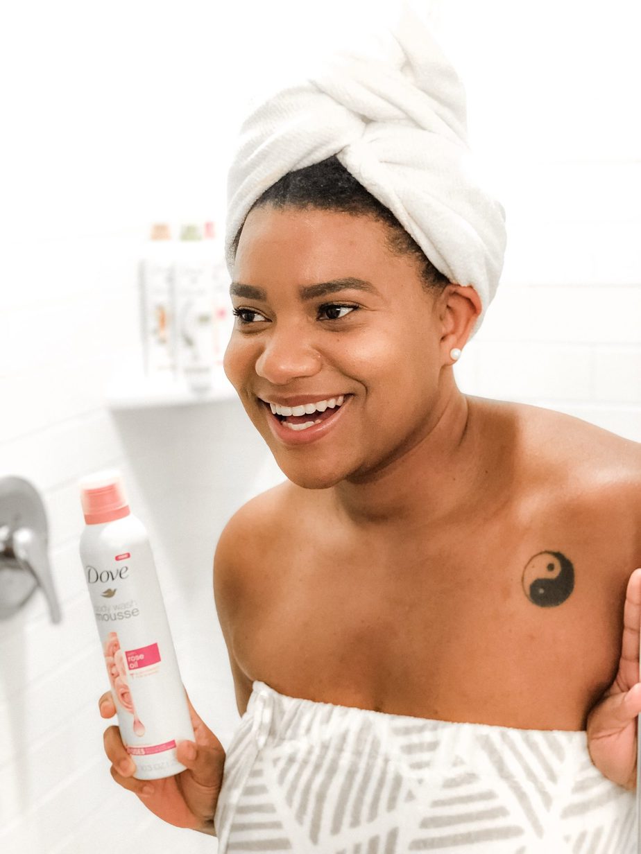 Self-Care Saturday With Dove Body Wash Mousse