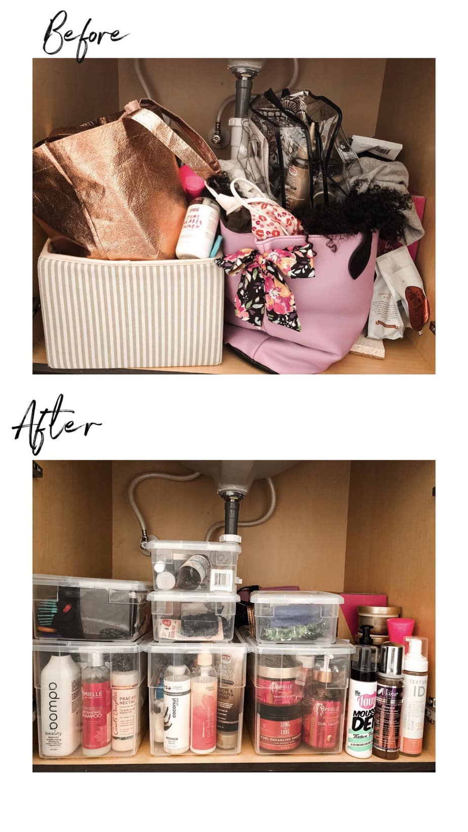 How to Organize Beauty Products: Storage for Hair Products and