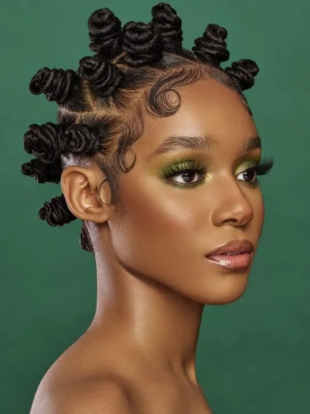 bantu knots hair style